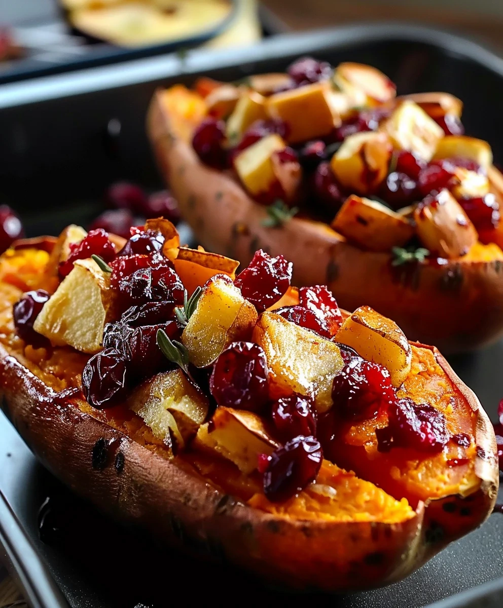 Cranberry Apple Twice Baked Sweet Potatoes image 3