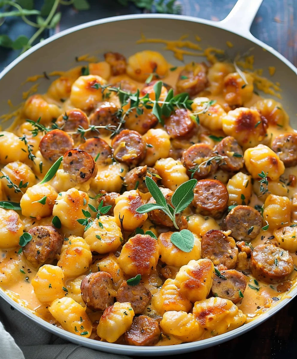 Creamy Butternut Squash Gnocchi With Savory Sausage image 2