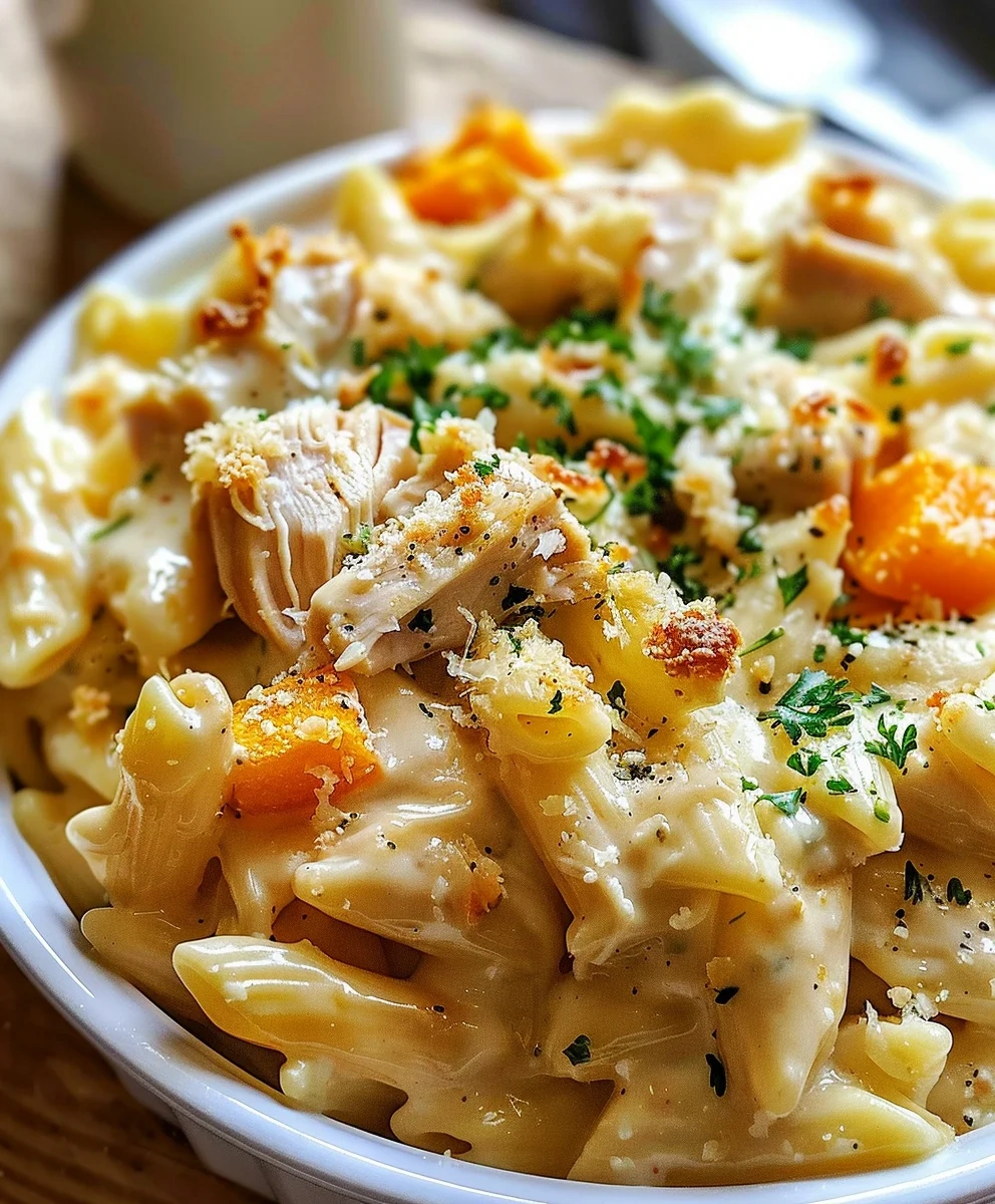 Creamy Chicken Pot Pie Pasta image 2