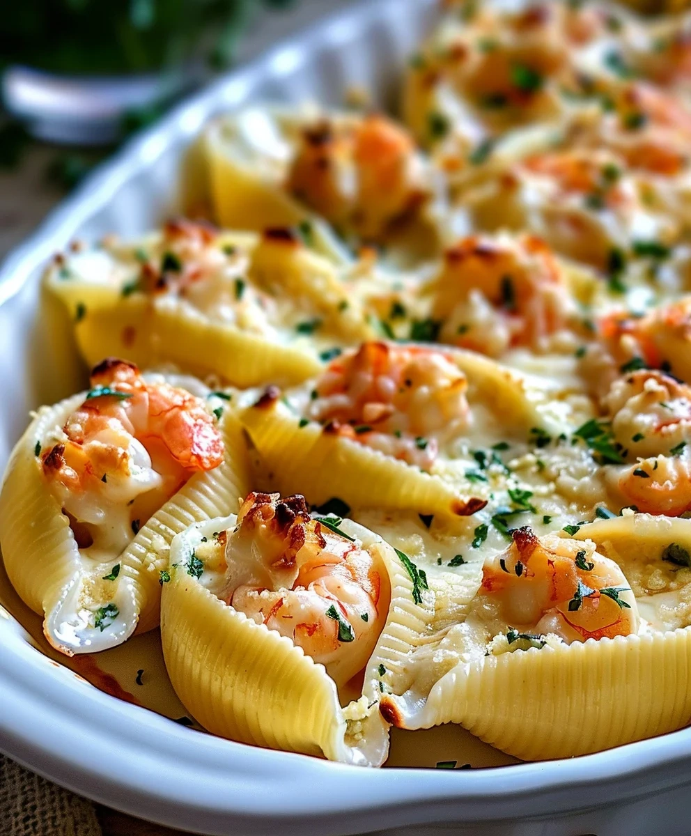 Creamy Seafood Stuffed Shells image 2
