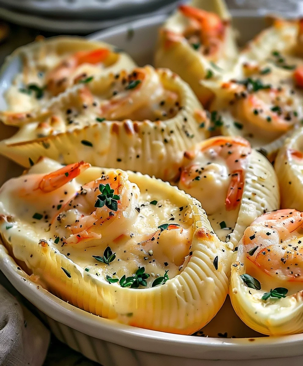 Creamy Seafood Stuffed Shells image 2