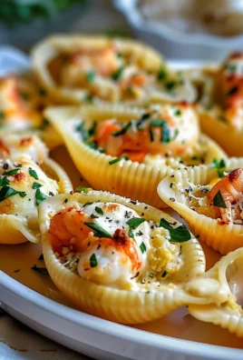 Creamy Seafood Stuffed Shells
