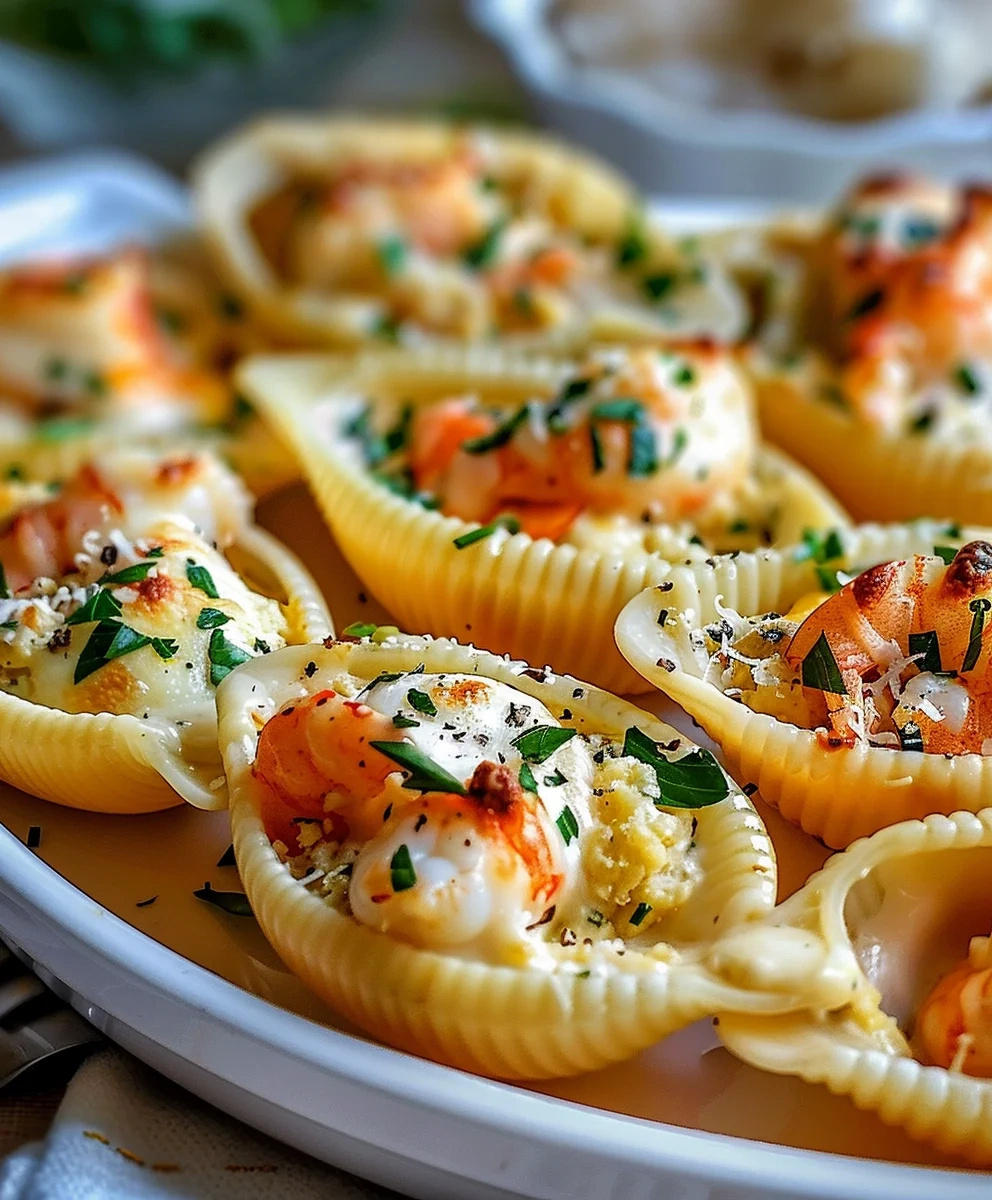 Creamy Seafood Stuffed Shells image 3