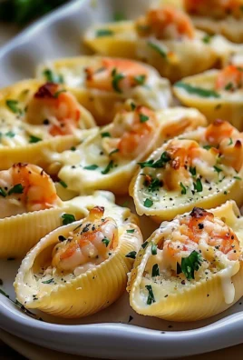 Creamy Seafood Stuffed Shells