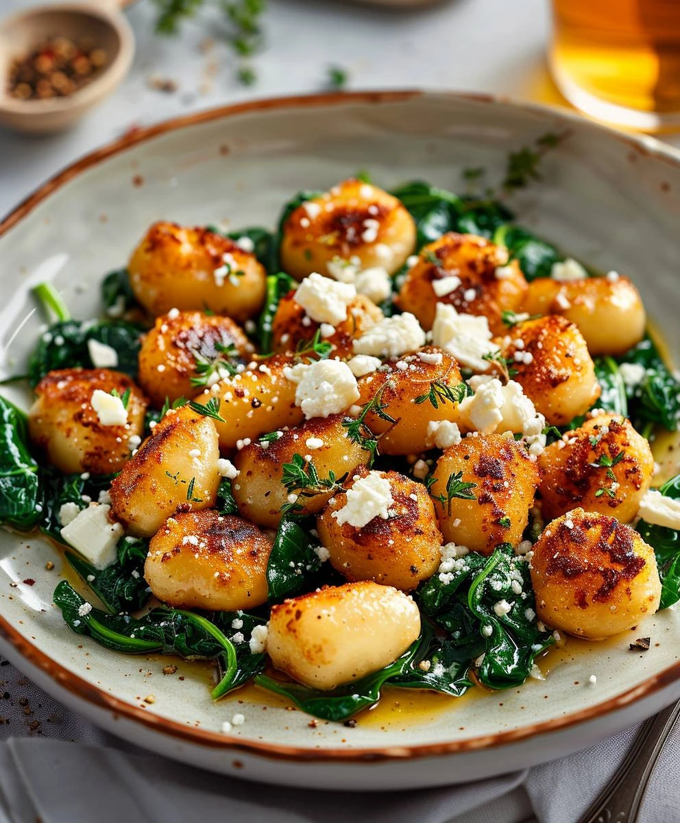 Crispy Gnocchi Spinach Feta: A Simple Recipe image 3