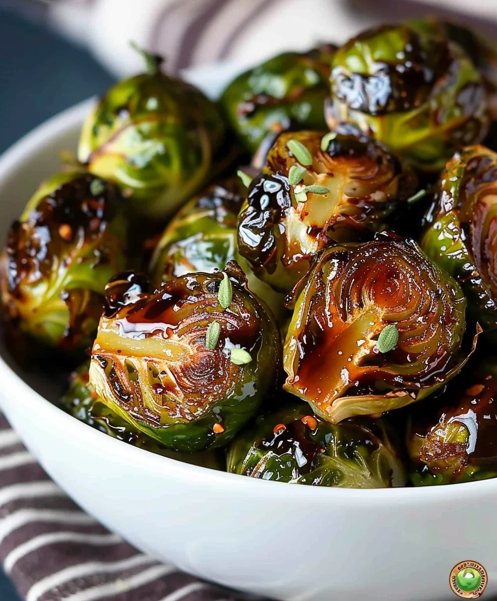 Crispy Honey Balsamic Brussels Sprouts image 2