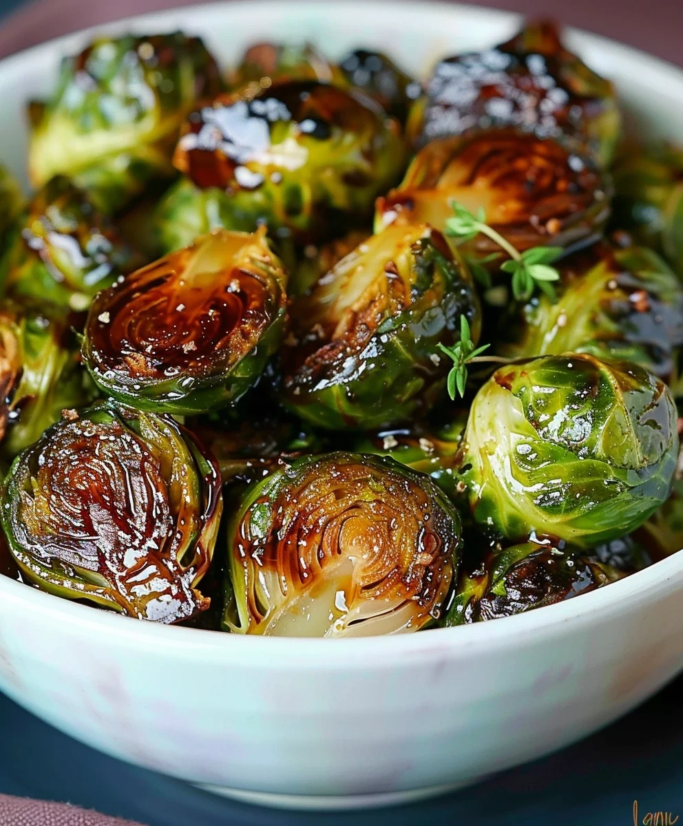 Crispy Honey Balsamic Brussels Sprouts image 3