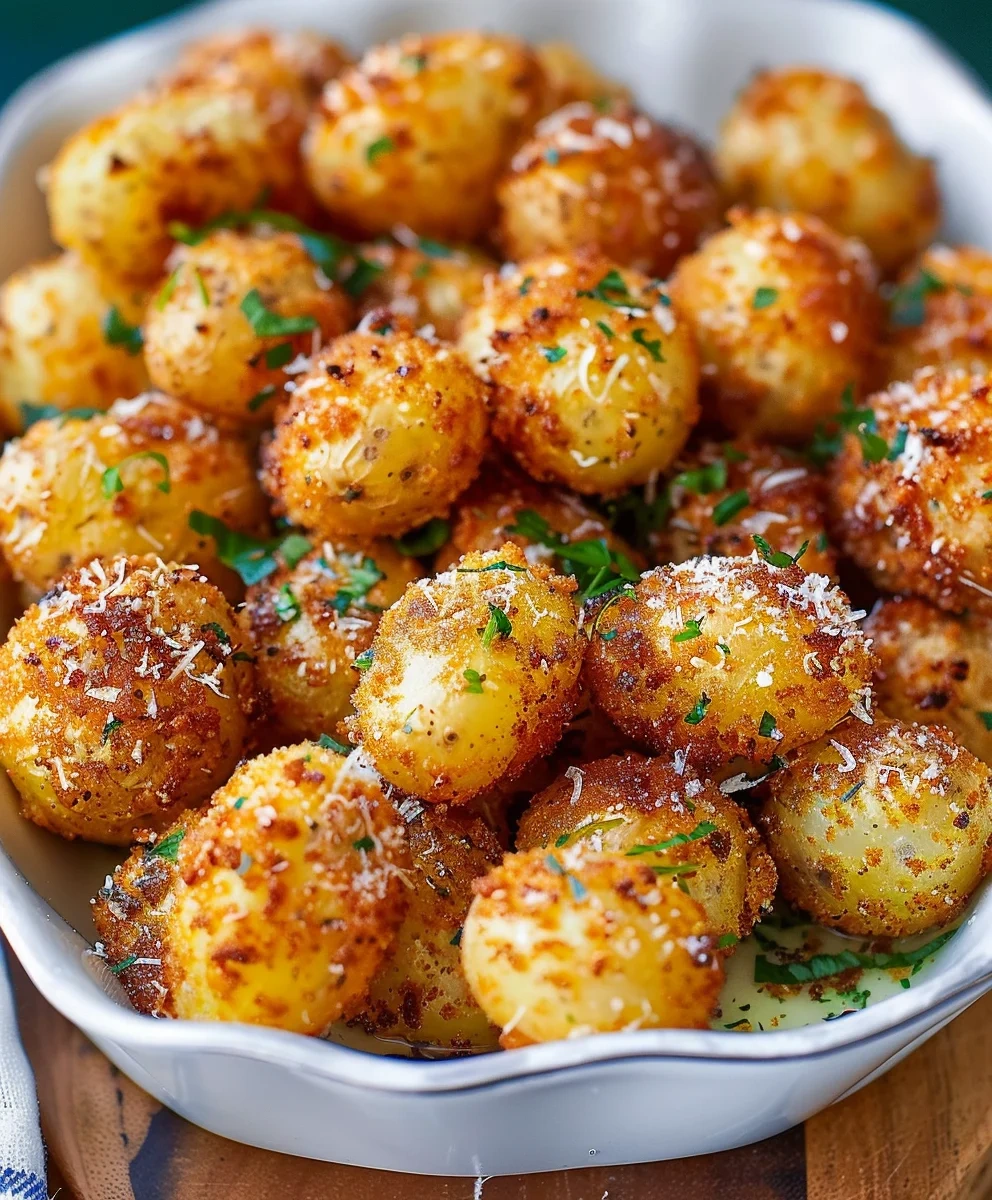 Crispy Parmesan Crusted Baby Potatoes: The Perfect Side Dish image 2