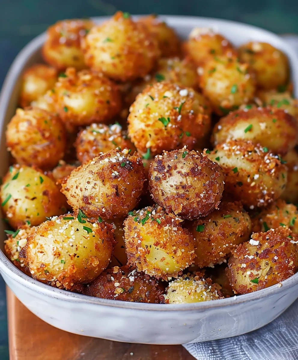 Crispy Parmesan Crusted Baby Potatoes: The Perfect Side Dish image 3