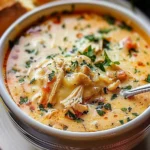 Crock Pot Creamy Chicken Parmesan Soup