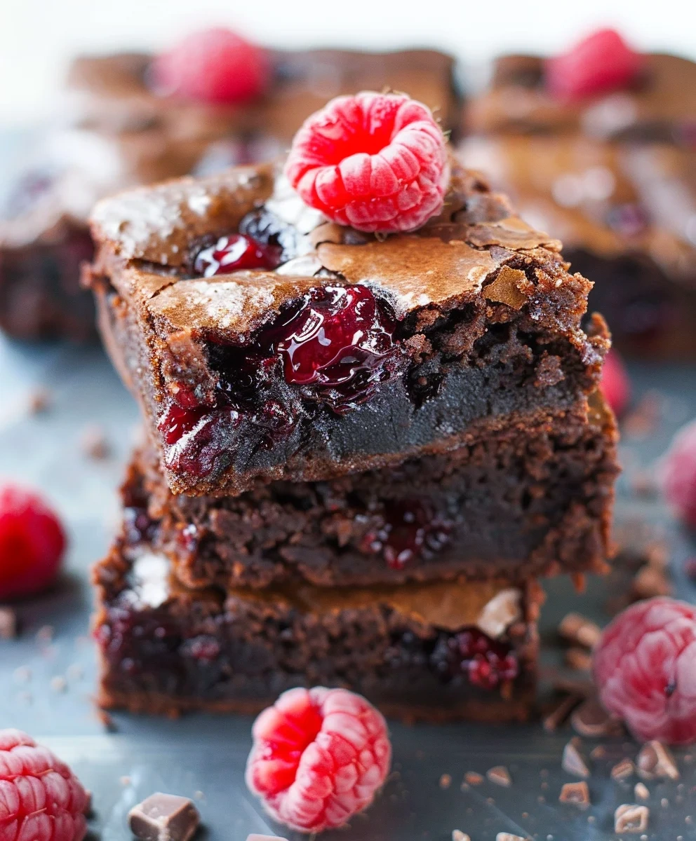 Decadent Raspberry Brownies image 2