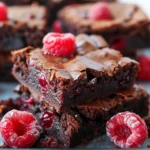 Decadent Raspberry Brownies