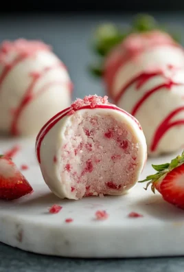 Delicious Strawberry Cheesecake Protein Balls