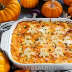 Easy Halloween Buffalo Chicken Dip