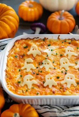 Easy Halloween Buffalo Chicken Dip