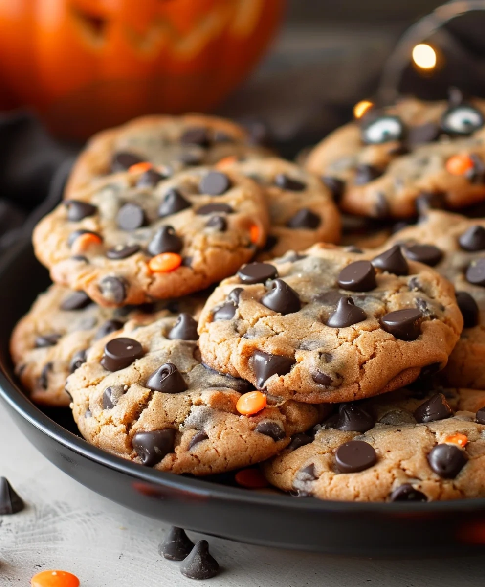 Easy Halloween Chocolate Chip Cookies image 2