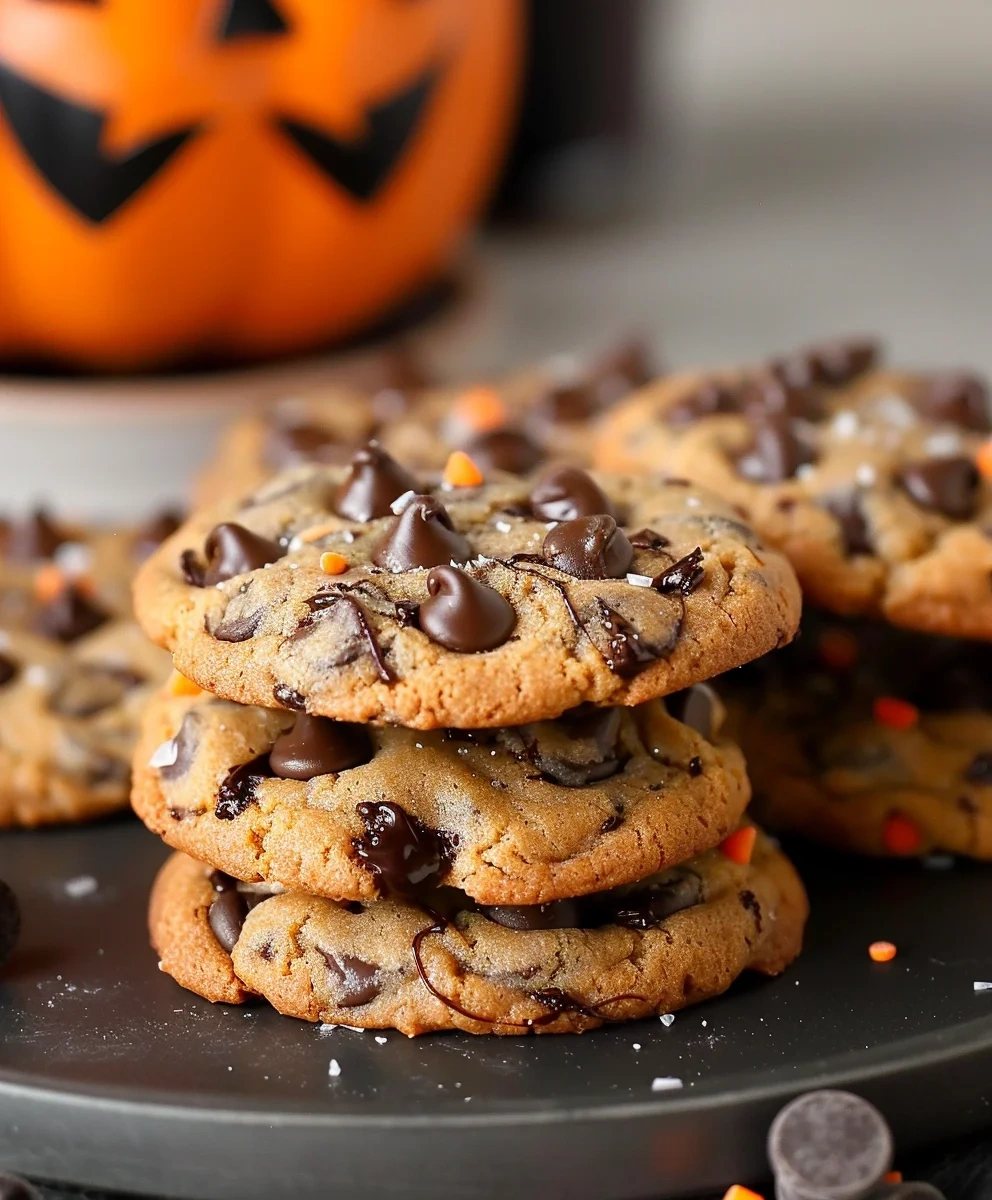 Easy Halloween Chocolate Chip Cookies