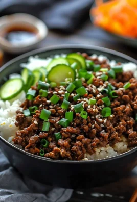 Easy Korean Ground Beef Bowl