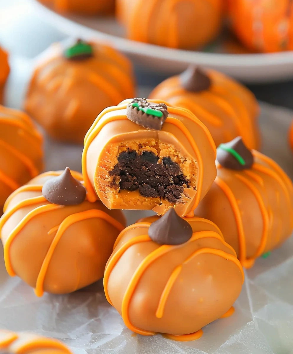 Easy No-Bake Pumpkin Oreo Balls image 2