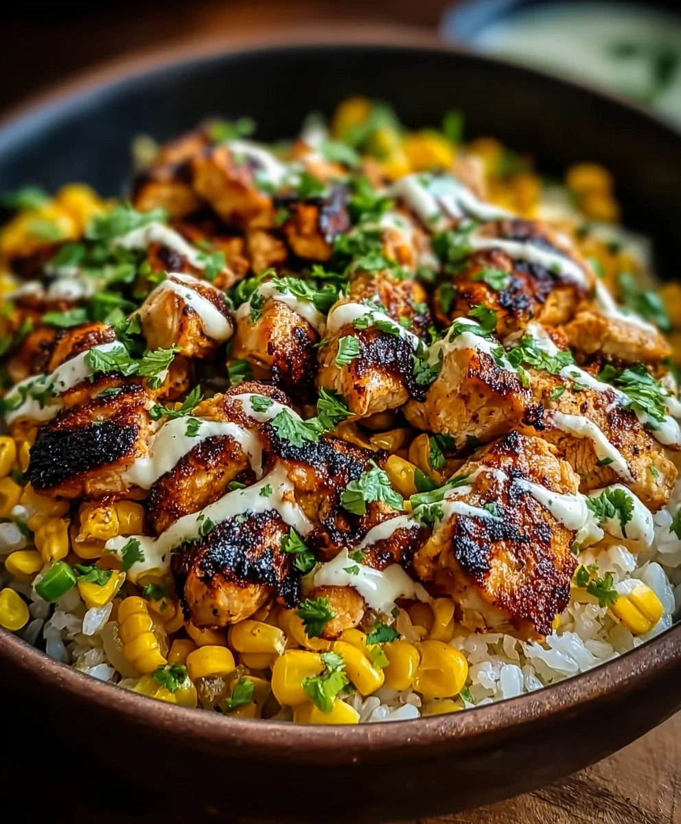 Effortless Street Corn Chicken Rice Bowl Recipe image 2