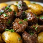 Garlic Butter Beef Bites And Potatoes: Easy Weeknight Meal