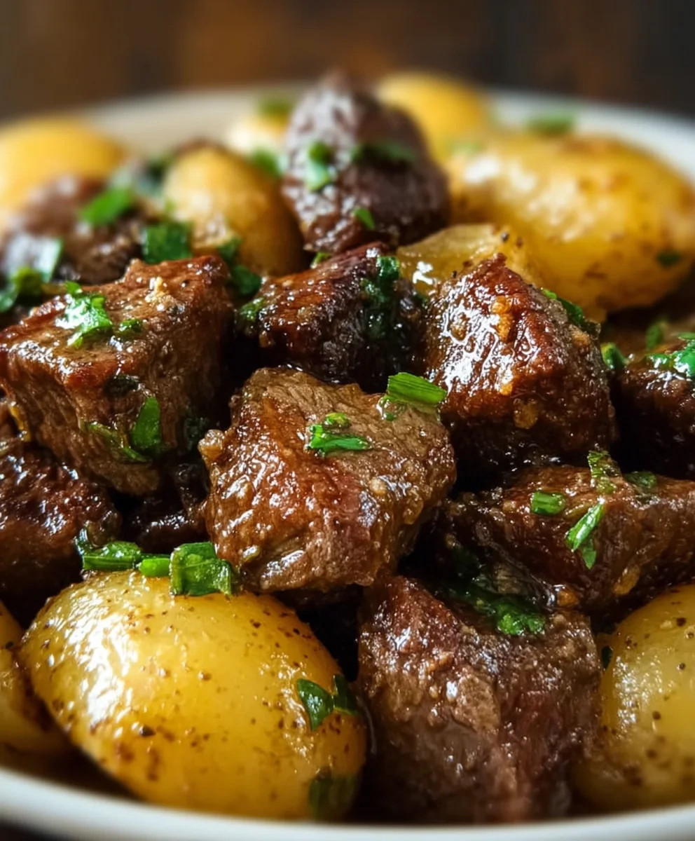 Garlic Butter Beef Bites And Potatoes: Easy Weeknight Meal image 3