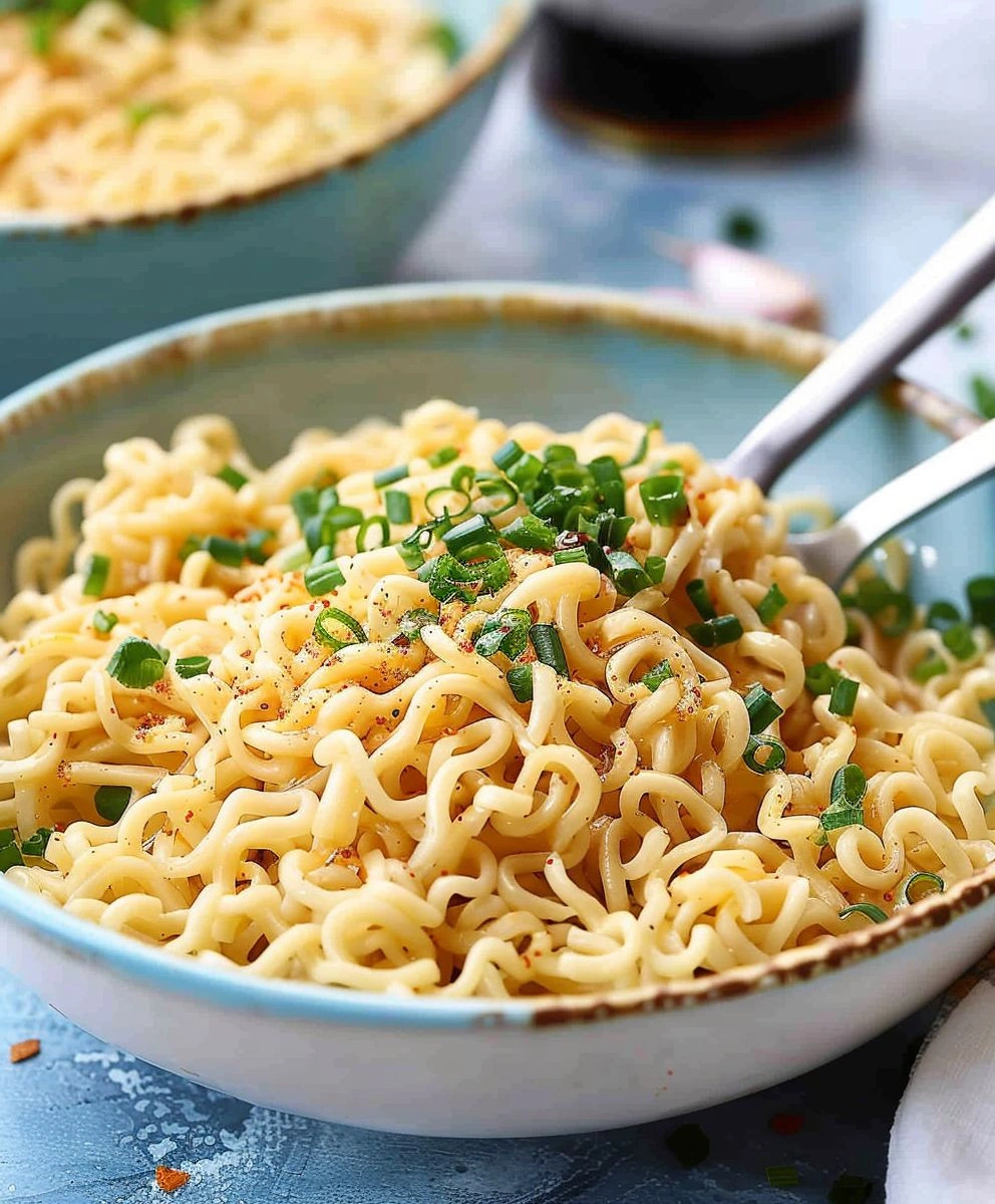 Garlic Butter Ramen Noodles: Quick & Easy Recipe image 3