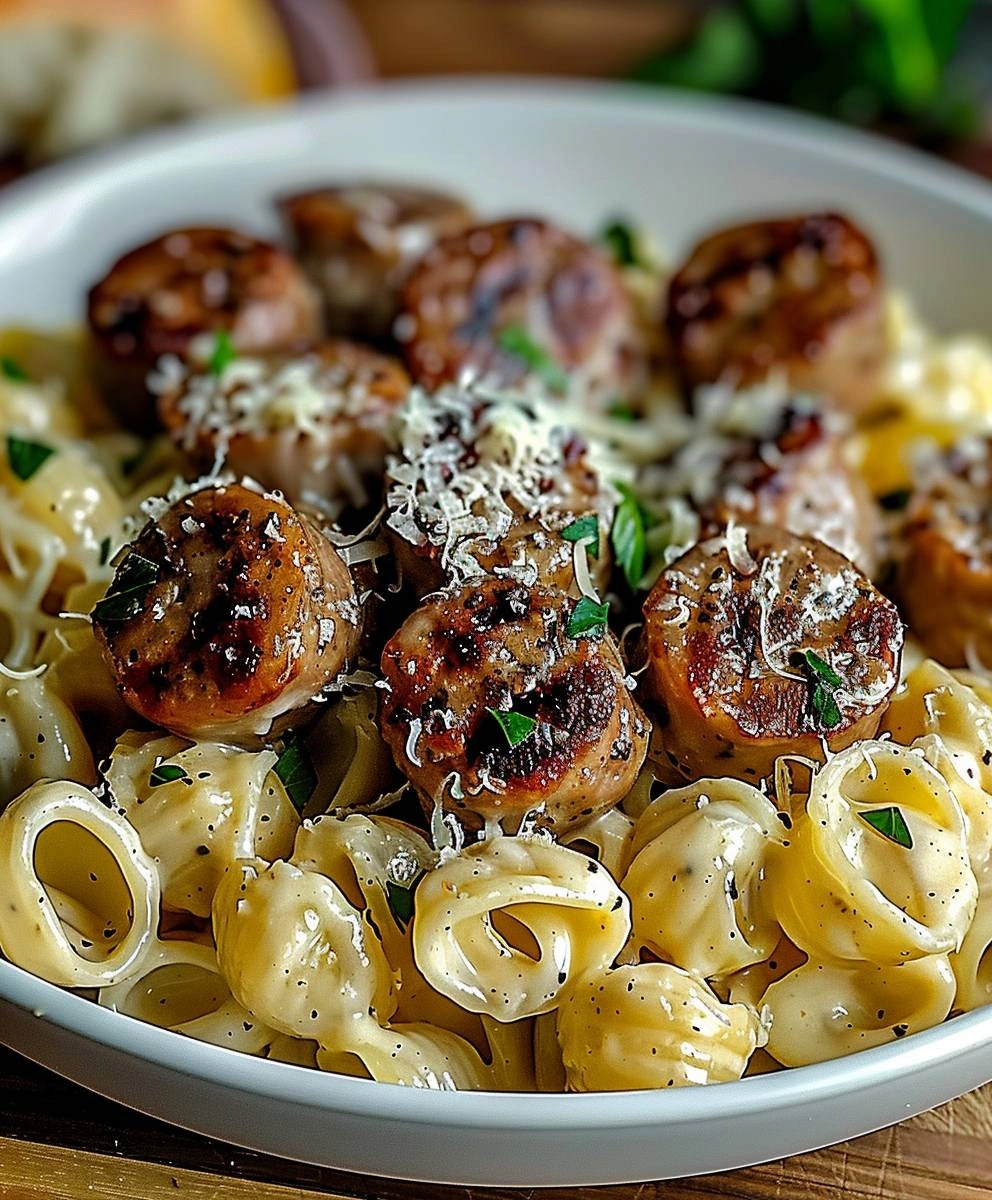 Garlic Butter Sausage Pasta: A Simple & Delicious Recipe image 2