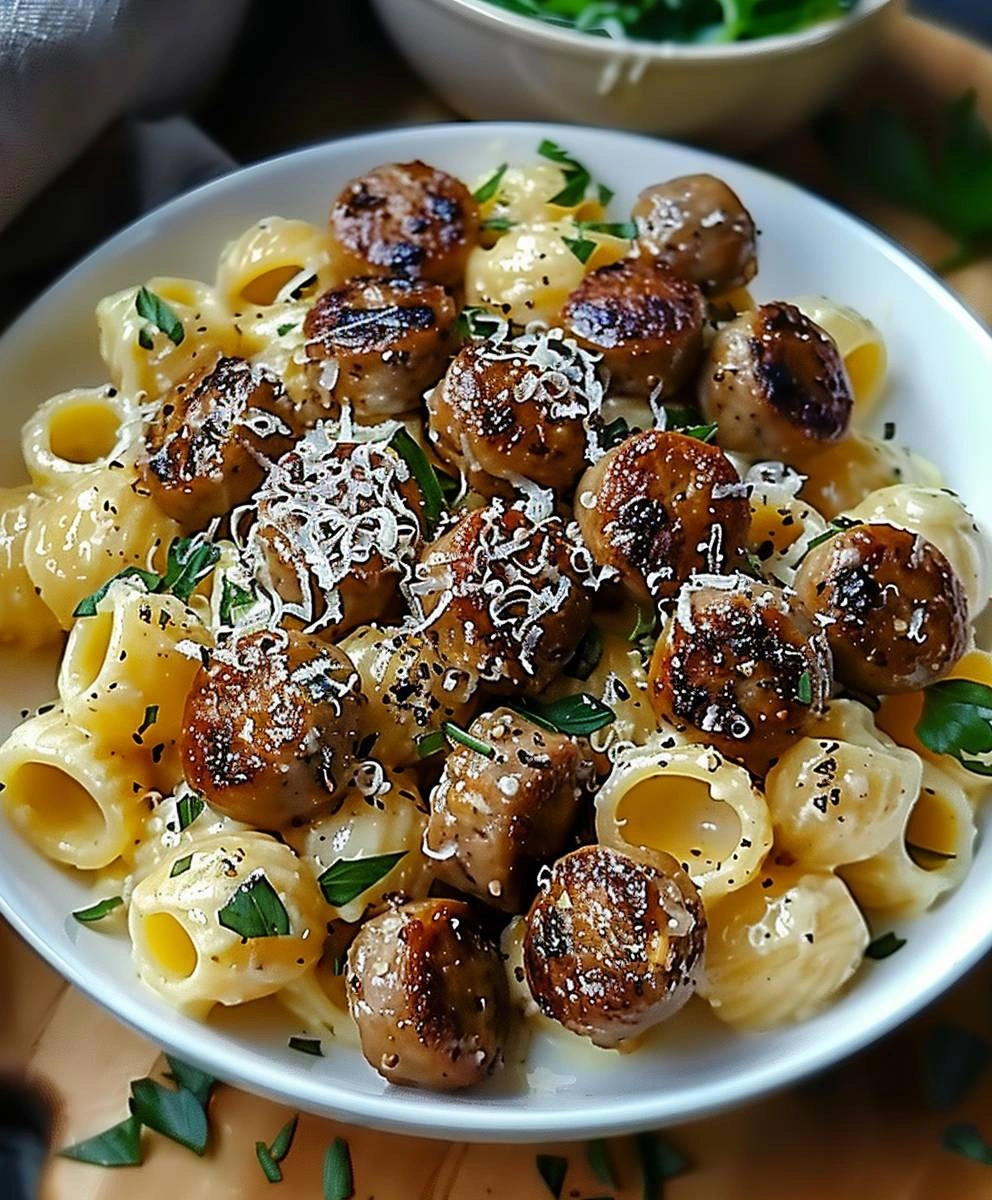 Garlic Butter Sausage Pasta: A Simple & Delicious Recipe image 3
