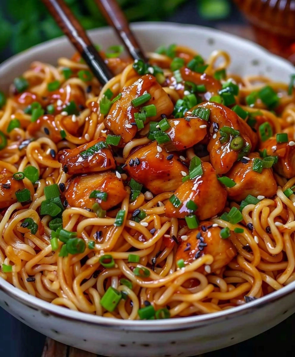 Garlic Chicken Noodles: A Simple Recipe for Delicious Dinner