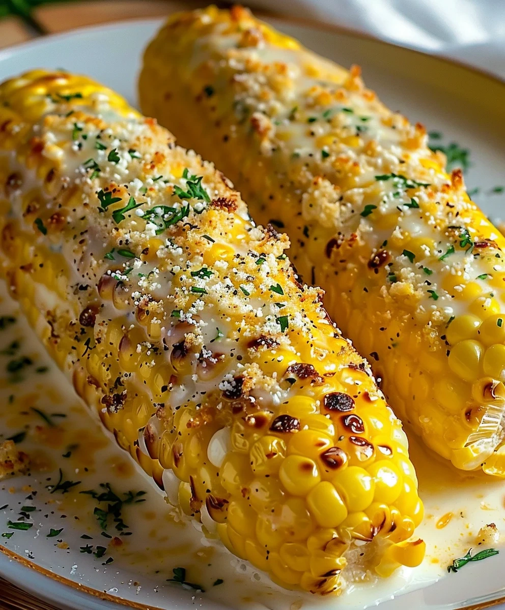 Garlic Parmesan Corn On The Cob image 3