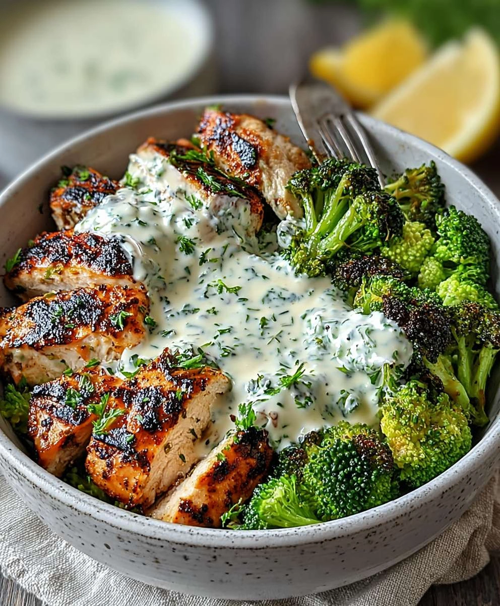Grilled Chicken Broccoli Bowl: A Healthy & Delicious Recipe image 2