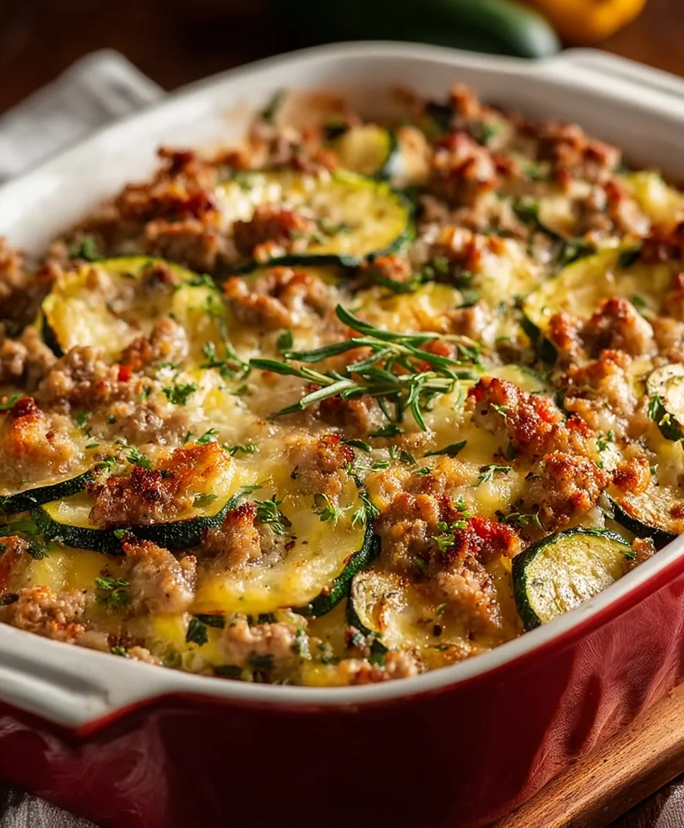 Ground Turkey Zucchini Casserole: Healthy Comfort Food! image 2