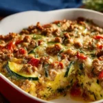 Ground Turkey Zucchini Casserole: Healthy Comfort Food!