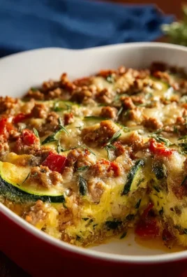 Ground Turkey Zucchini Casserole: Healthy Comfort Food!