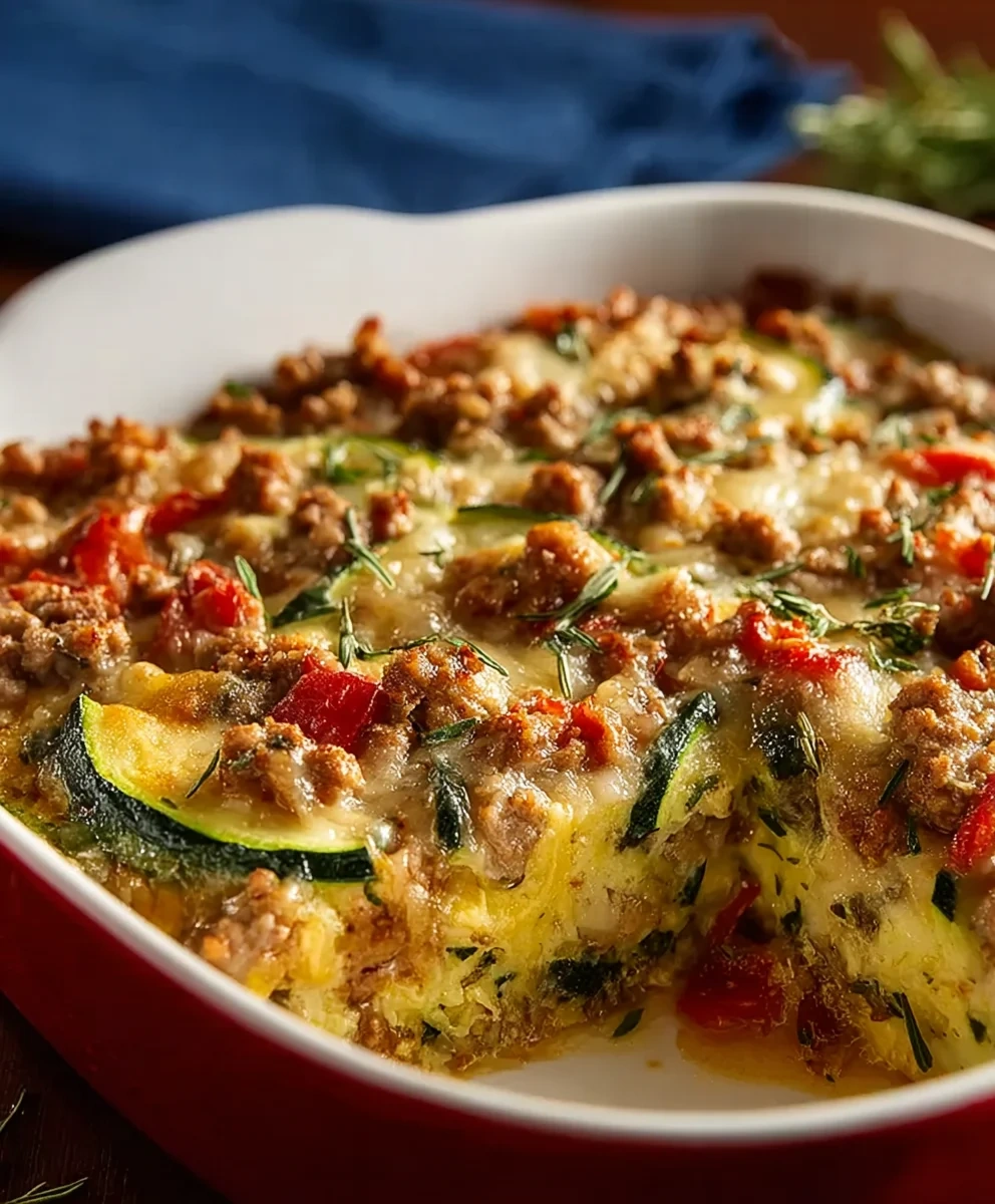 Ground Turkey Zucchini Casserole: Healthy Comfort Food! image 3