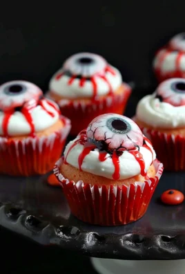 Halloween Augapfel Cupcakes