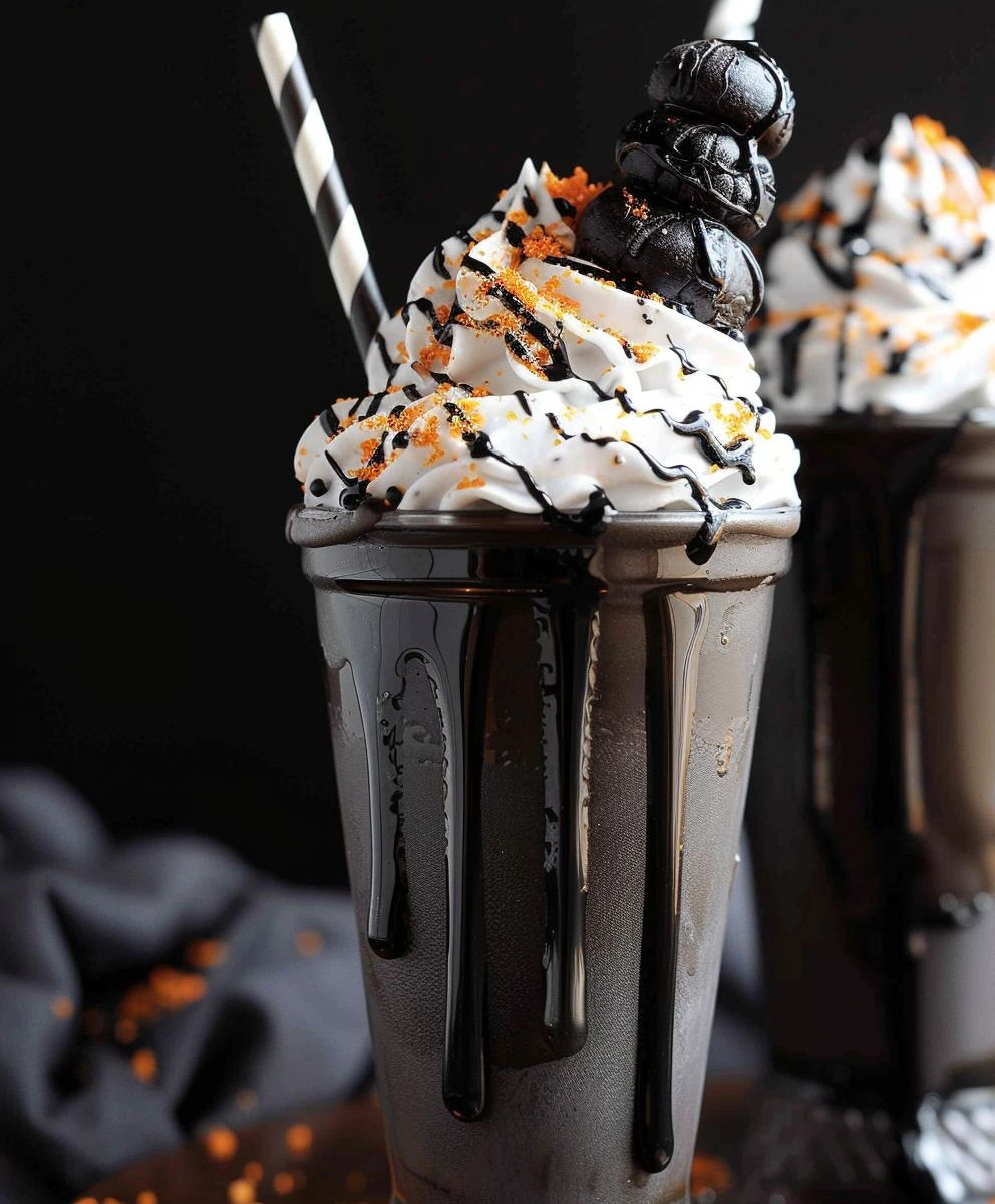 Halloween Black Milkshake: Spooky Recipe & Ideas image 3