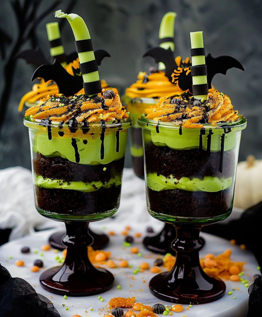 Halloween Cake Jars: Spooky Treats in a Jar