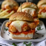 Halloween Chicken Parm Sliders