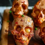 Halloween Skull Potatoes