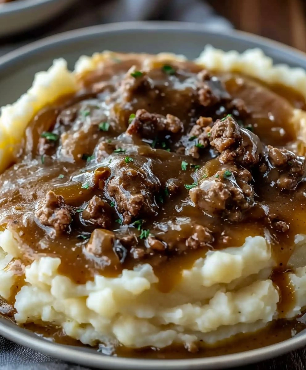 Hamburger Gravy Mashed Potatoes: The Ultimate Comfort Food Recipe image 2