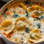 Hearty Creamy Tuscan Ravioli Soup – Pure Comfort Food