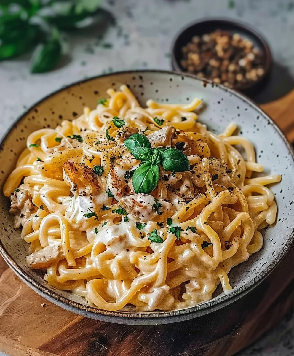 High-Protein Pasta with Creamy Cottage Cheese Sauce image 2