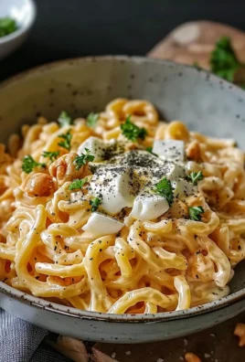 High-Protein Pasta with Creamy Cottage Cheese Sauce