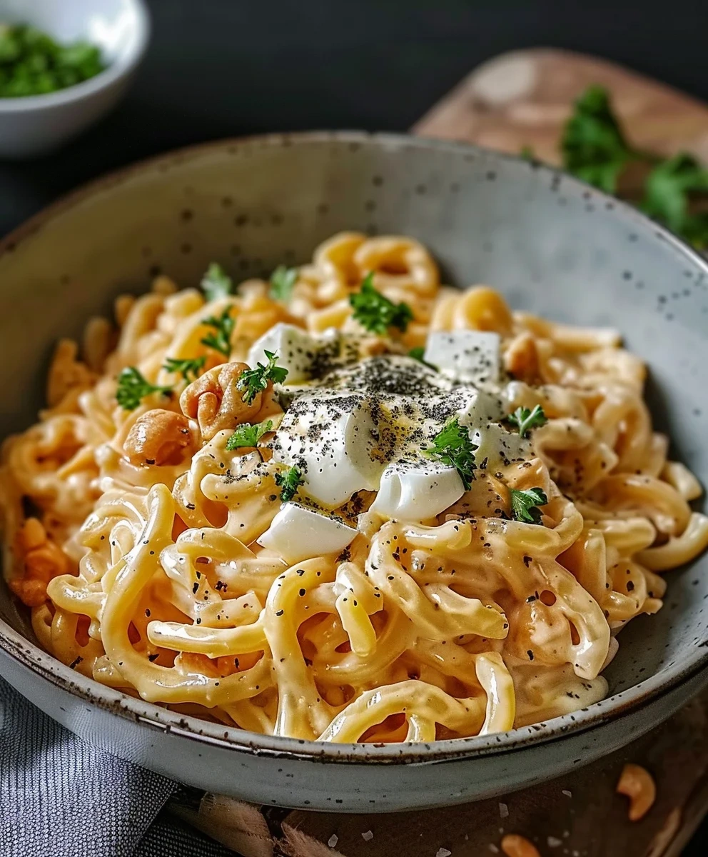 High-Protein Pasta with Creamy Cottage Cheese Sauce image 3