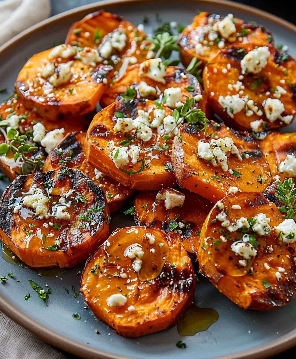 Honey Feta Sweet Potato Rounds image 2
