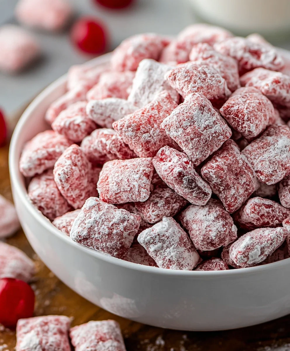 Irresistible Cherry Cheesecake Puppy Chow Recipe Delight image 3