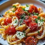 Irresistible Roasted Tomato Garlic Pasta