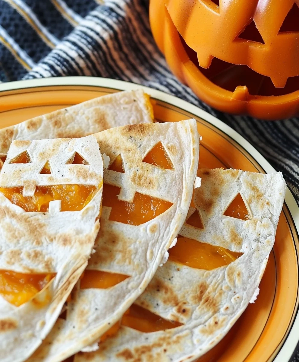 Jack O' Lantern Quesadillas image 2